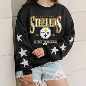Pittsburgh Steelers Women's Black Sweater